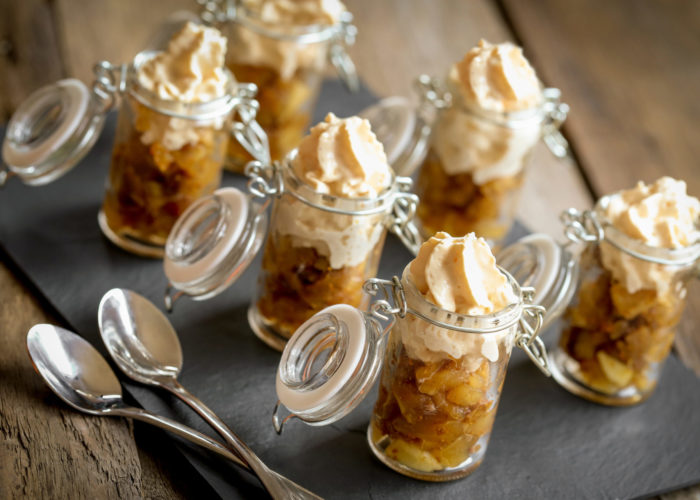 verrine pomme figue et chantilly de foie gras 2