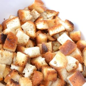 croûtons de pain