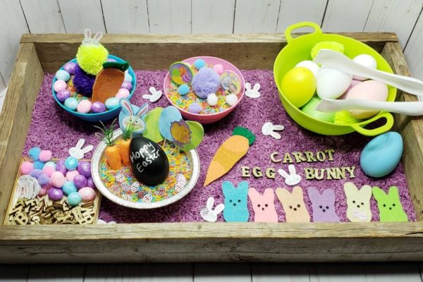 bac de pâques activité montessori pour enfant 3 à 6 ans
