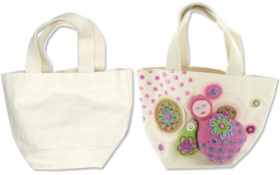 cadeau fête des mères à décorer sac