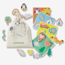 jeu montessori visuel en bois
