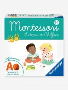 boîte de jeux montessori à modeler