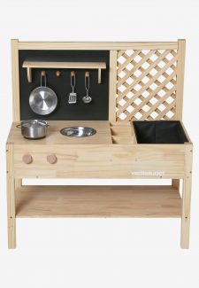 jouet montessori en bois cuisine pour extérieur
