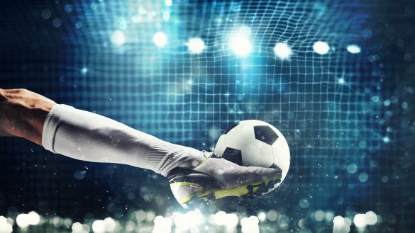 scène but football