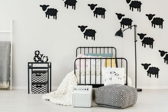 stickers moutons noirs