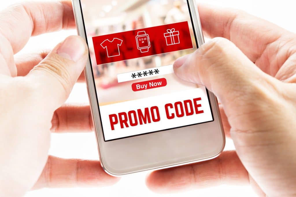 code promo sur un téléphone