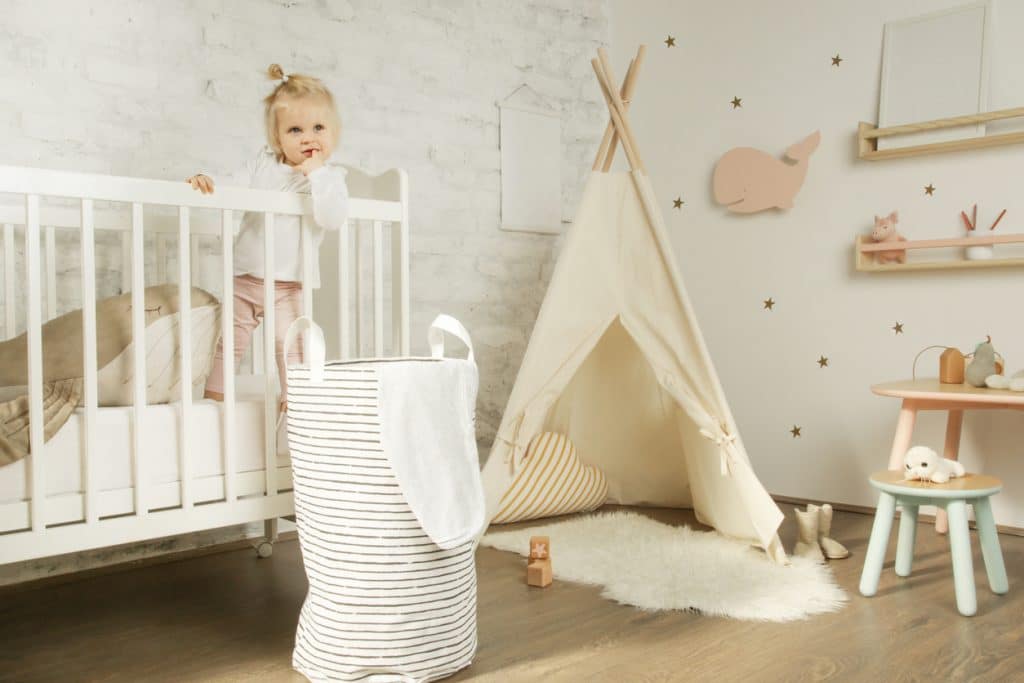 chambre bébé avec tipi 