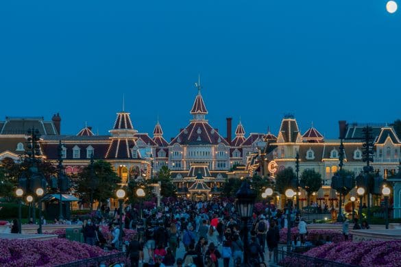 disney land paris éclairage de nuit