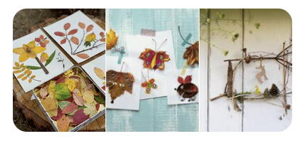 images collage feuille automne